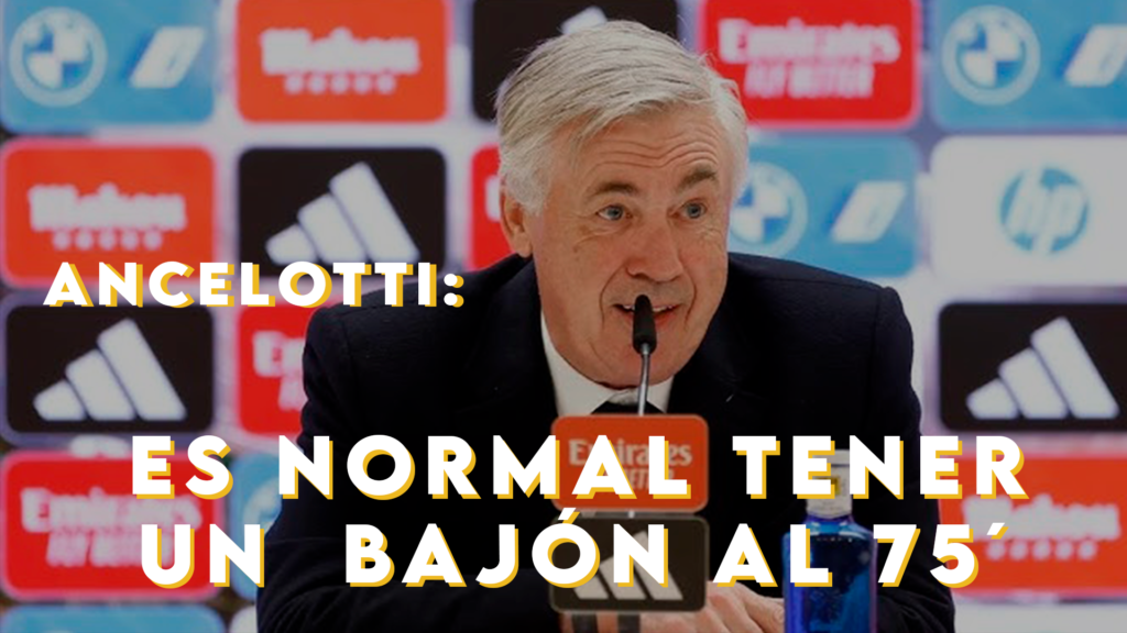Ancelotti en rueda de prensa post partido