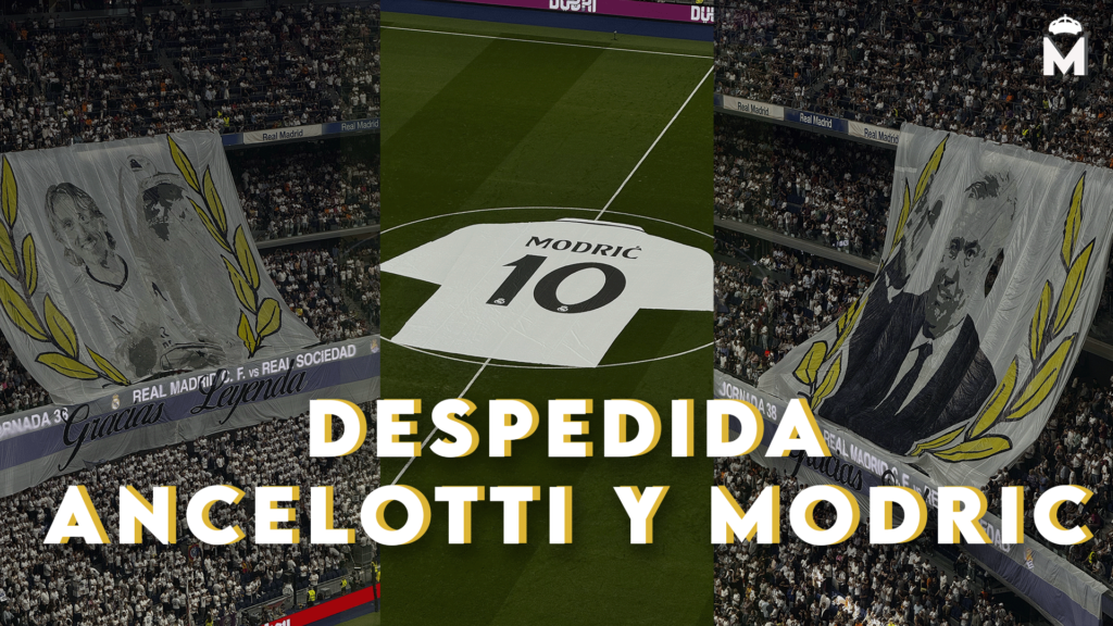 Despedida ancelotti y modric